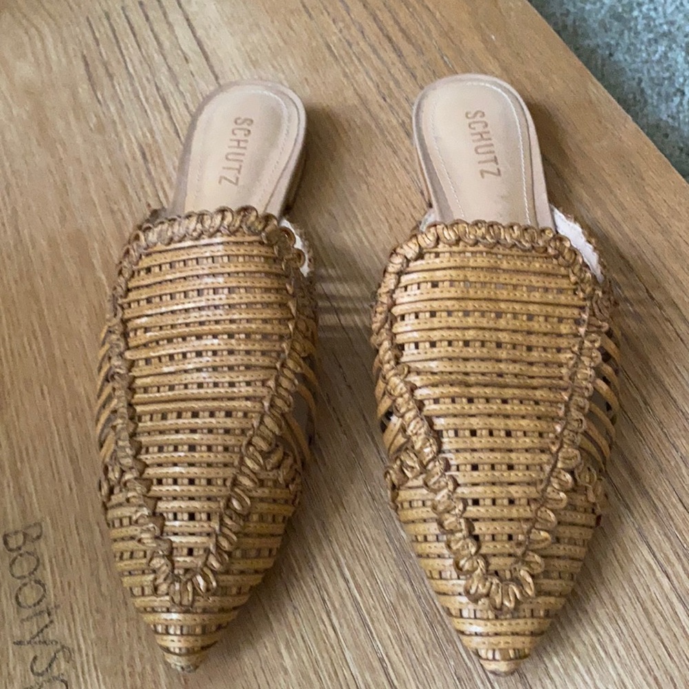 Schutz Slides 8.5 Tan